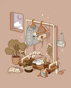 插画｜奶茶色 就是治愈色