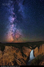 Yellowstone Stars - stock photo