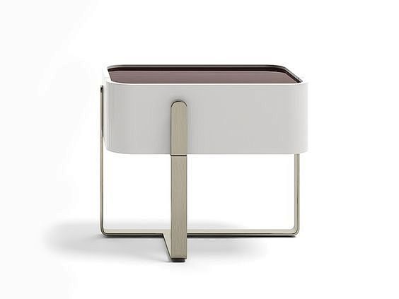 Lacquered bedside ta...