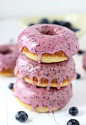 Blueberry Baked Donuts: 