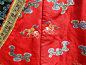 清代红底婚庆鹤纹寓意吉祥图纹刺绣服图片及价格_古代服装织品、绣片交易_盛世收藏论坛