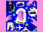 Noise Pollution textures pollution silence bird noise article plane editorial illustration fire car hands ear freelance vector character illustration