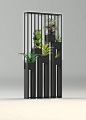 Greentower, claustra en métal pour séparer vos pièces ou jardins...