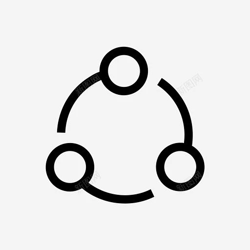 分享三位一体团结图标 icon 标识 标志 UI图标 设计图片 免费下载 页面网页 平面电商 创意素材-花瓣网