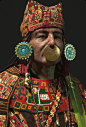 摩切文化金耳飾

秘魯Moche (Mochica) 文化金耳飾，公元 100–800 年。為耳塞形式，背後有金屬或木製柄柱，固定在耳朵穿孔上。正面以黃金為底盤，再鑲嵌綠松石、孔雀石、貝殼。 形制碩大，一般在7、8公分甚至更大。耳飾是最重要的裝飾品之一，用於區分安第斯社會中的當權者。 當西班牙人到達時，他們稱 ​​​​...展开全文c