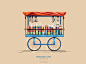 色彩豐富的印度手推攤車 : illustration by ranganath krishnamani | Tumblr
