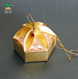 精美的六角礼品盒的制作方法 包装盒的设计展开图-╭★肉丁网