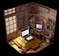 Anime Room, Julia Rangel : A personal project based on the illustration of 四畳一間の夢<br/><a class="text-meta meta-link" rel="nofollow" href="http://www.pixiv.net/member_illust.php?mode=medium&illust_id=41696564" tit