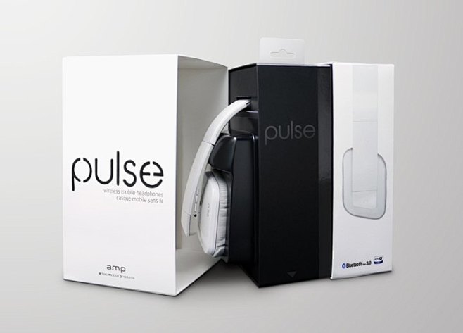 Pulse耳机白色包装盒设计 [7P] ...