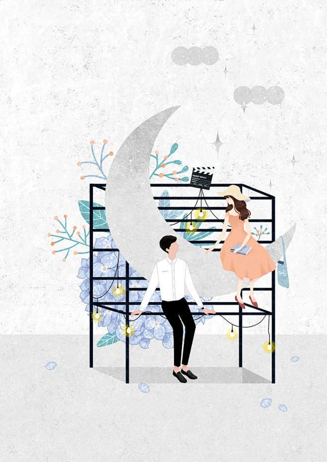 当时的月亮_涂鸦王国 原创绘画平台 www.poocg.com-花瓣网