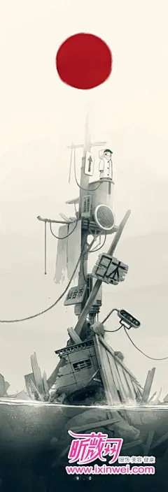 应援日本 全世界绘制赈灾插画