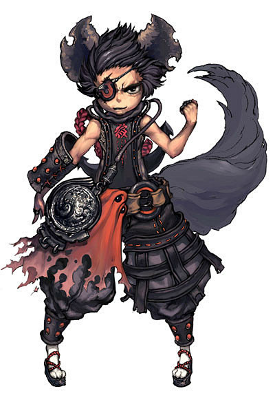 剑灵cbt3灵族服装原画3