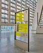 欧洲中央银行新办公楼标识设计品牌VI手册企业空间导视部分办公室内设计素材
