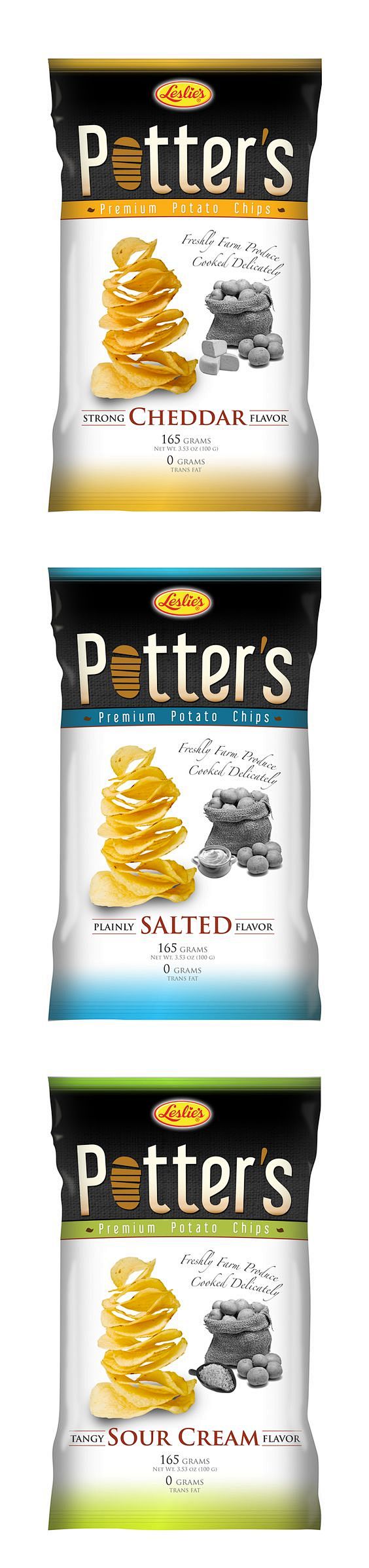 Potato chips packagi...