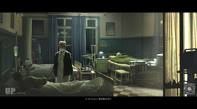 郑成龙-UP studio-影视概念设计-CG场景设计-影视美术-原画-学生作品-年代戏现代戏古装戏内外景