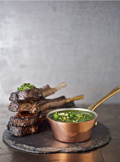 Grilled Lamb Chops w...