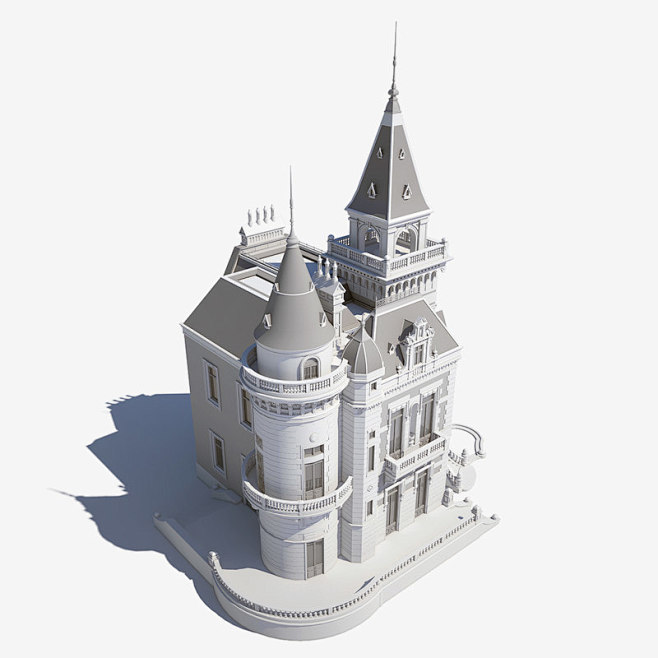 manor ancient 3d max