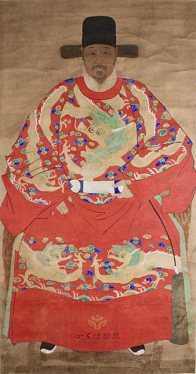 明代肖像画｜戚继光画像轴｜山东博物馆收藏