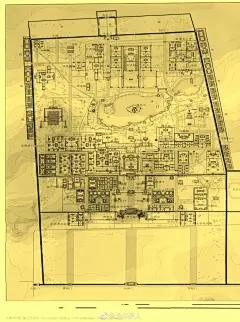 大明宫布局图 ​​​​