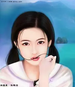 【微图秀】张雅涵手绘美眉插画作品欣赏[一][40P] - 绘画艺术 #采集大赛#