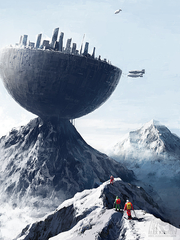 Alex Andreyev超现实主义插画...