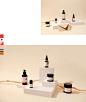 Naemo - organic cosmetic packaging and branding : Naemo is a design for a range of organic skincare products including face wash, oils, creams, and body treatment. Clean, geometric lines and sharp edges are part of the brand pattern, while earthy tones br