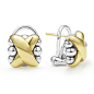 Two-Tone X Omega Clip Earrings – Gunderson's Jewelers