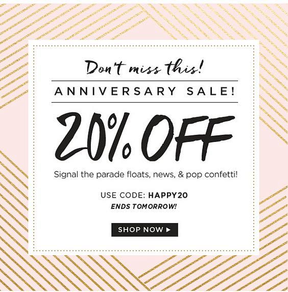 Our 20% Off Annivers...