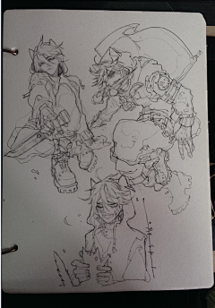 一口一个小甜饼采集到线插画