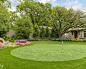 Country French Estate : A recently completed country French estate in Dallas, Texas. This home features expansive gardens, stone walls, antique limestone paving, a raised pool, a putting green, fire pit and lush gardens
