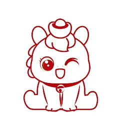 马宝宝表情包卡通插画线稿72-43