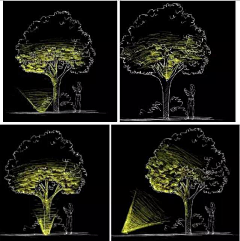 木槿鸢采集到方案-照明示意图（含手绘、效果图）