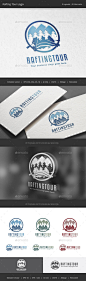漂流旅游冒险标志——矢量抽象Rafting Tour Adventure Logo - Vector Abstract活动,冒险,徽章,船,品牌,品牌、业务、野营的时候,圆,经验,森林,装备,山,户外,郊游,松树,产品,漂流,河流,岩石,圆的,服务团队,旅游,旅行,白色的水 activity, adventure, badge, boat, brand, branding, business, camping, circle, experience, forest, gear, mountain, out
