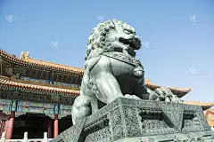 北京紫禁城的青铜狮子_5193386596