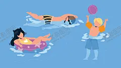 儿童游泳 【酷图网】夏天,少儿,人物,夏季,夏日,海边,度假,休闲,促销,你好夏天,清凉夏日,夏季海报,水上世界,水上乐园,游泳,游泳馆,游泳池,游泳培训,游泳圈,运动,游泳班,主题,游泳人物,卡通,插画,插图,素材,元素,矢量,手绘,暑假,儿童,小孩,孩子,儿童游泳,学游泳,游泳素材,水池,水花,泳池,男孩,女孩