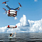 If you find yourself struggling to stay afloat on the high seas, someday soon a rescue drone could be on its way to save you with a flotation device.