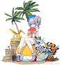 #崩坏3# 夏日活动的圣痕解禁了，挑了三张。O网页链接 ​​​​