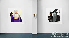 西班牙巴塞罗那的Hey工作室创作了这一系列以几何化造型示人的希腊神话人物。