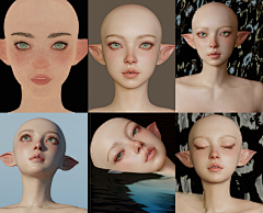 扶苏_ChildeFusu采集到【3D系列】头像模型-写实