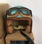 包邮中高端摩托骑士护具二战头盔复古风镜哈雷眼镜防风护目镜-淘宝网