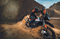 Morocco KTM adventure motorbike Bike desert moto Photography  adobe