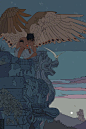 来自插画师 Cassandra Jean 绘画作品 ​​​​