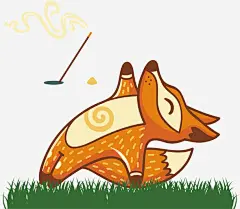 矢量手绘卡通狐狸烧香拜佛素材_新图网 https://ixintu.com 动物 狐狸 烧香拜佛 晕染 淡雅 清新 彩绘 手绘 涂鸦 插画 创意 艺术 美术 唯美 油画
