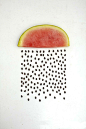 从下雨的西瓜到胡萝卜唇膏，满满的创意 水果艺术图片