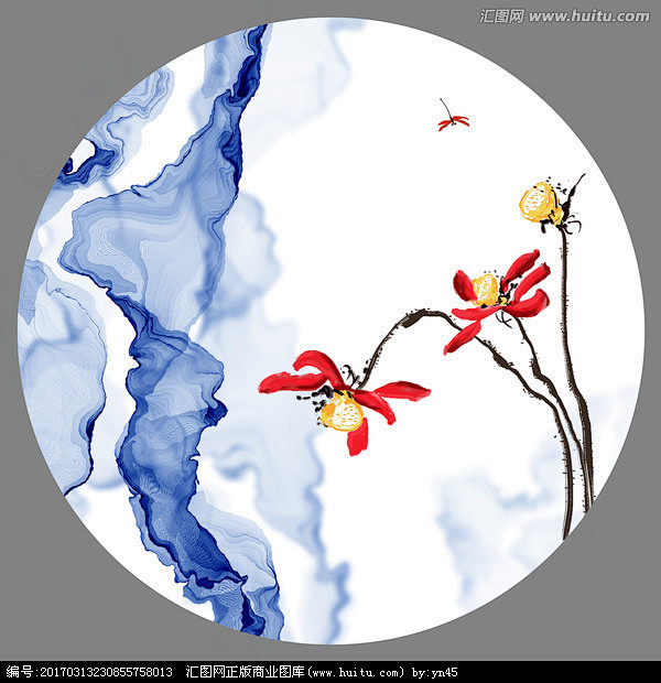 水墨水墨画抽象水墨画意境水墨画荷花水墨画青花水墨画现代水墨画新