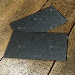 黑色空白名片模板