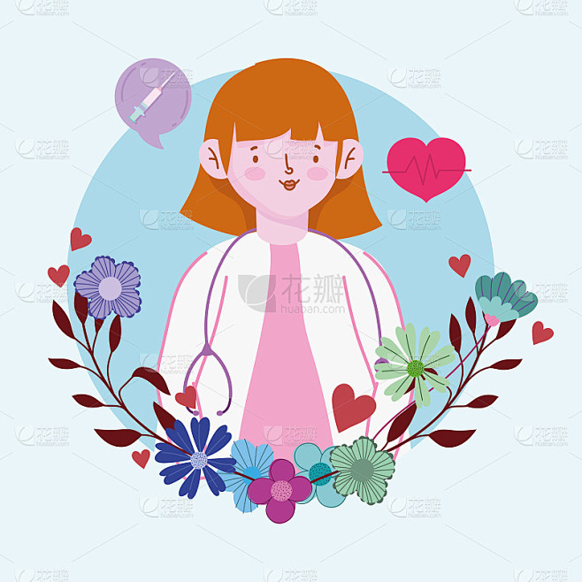 可爱的女医生