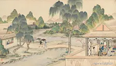 清代孙温绘画本《红楼梦》连环画：古色古香的视觉盛宴_画面_小说_人物 :  在这套连环画中，孙温巧妙地运用了各种绘画技巧，如透视、光影、色彩对比等，来营造出一种古色古香的氛围。 他通过画面的构图和色彩运用，深入展现了小说中人物的内心世界和情感变化，使读者能够更加深入地理解和感受到人…