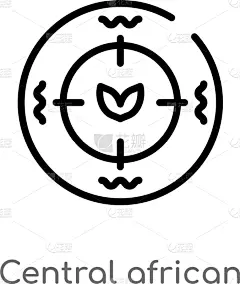 分离着色,轮廓,非洲,黑色,法郎符号,计算机图标,白色,创造力,商务,设计