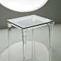Haziza.com - Contemporary Art, Furniture and Stunning Acrylic Designs--end table/nightstand option: 